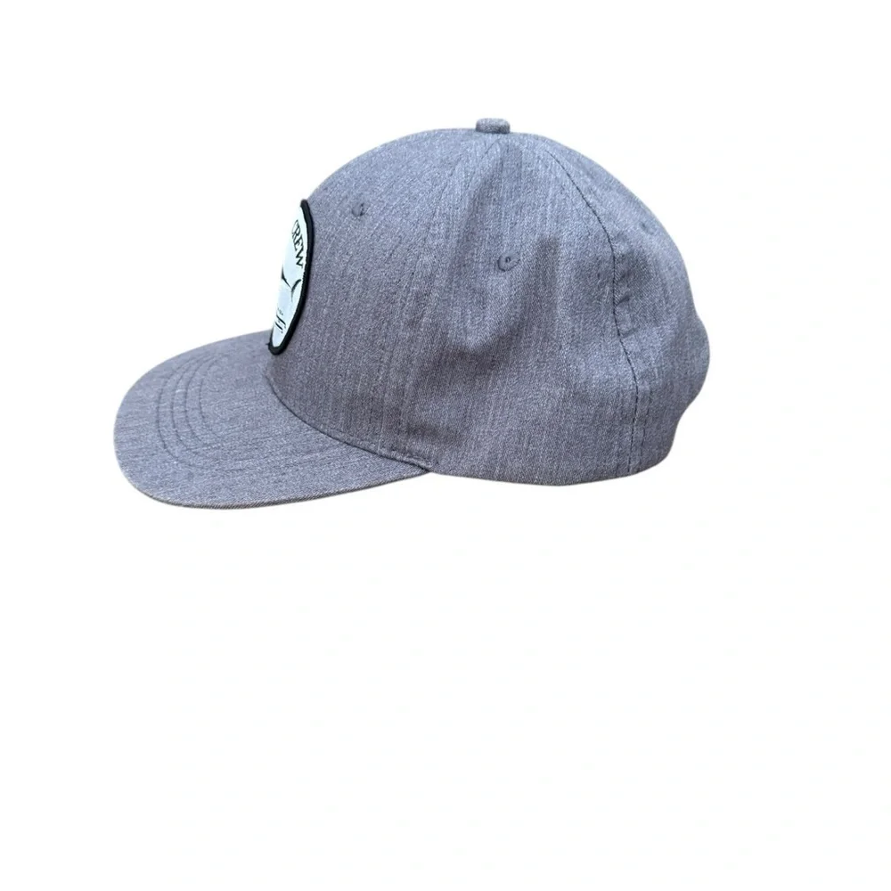 Salty Crew Gray Shark Patch SnapBack Hat